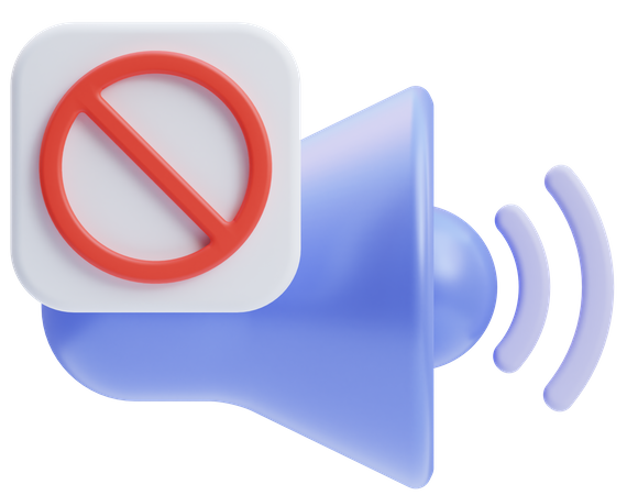 No Sound  3D Icon
