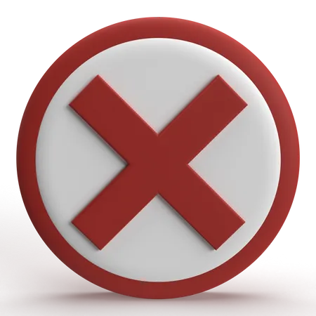 No Stopping  3D Icon