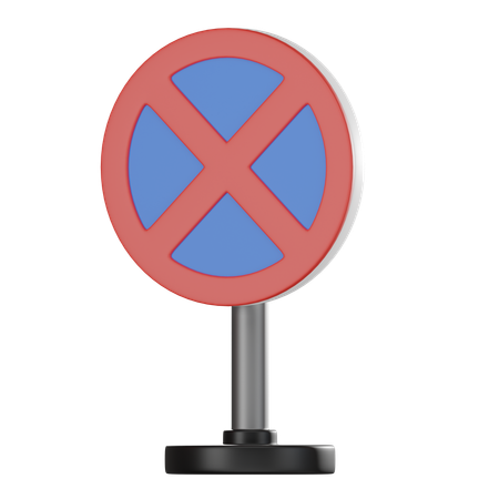 No Stopping  3D Icon