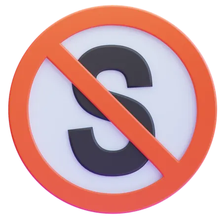 No stopping  3D Icon