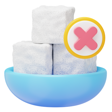 No Sugar  3D Icon