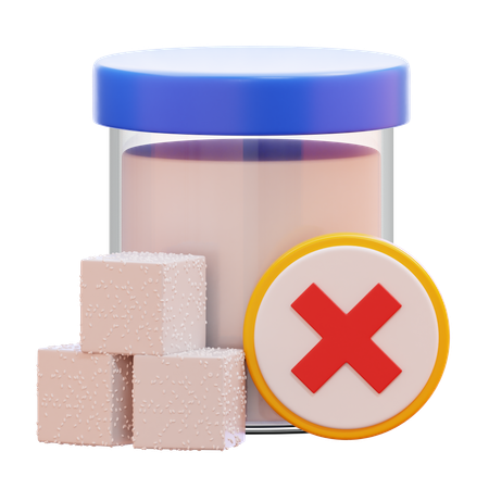 No Sugar  3D Icon