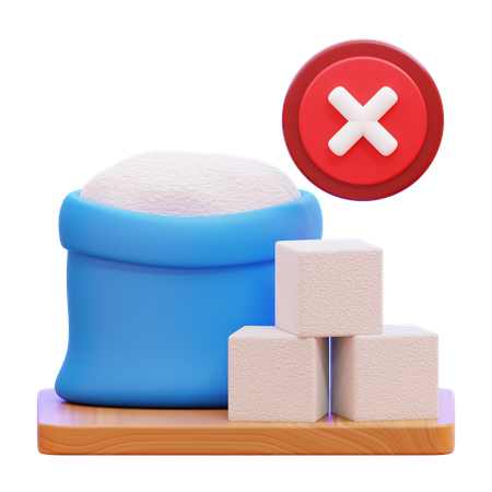 No Sugar  3D Icon