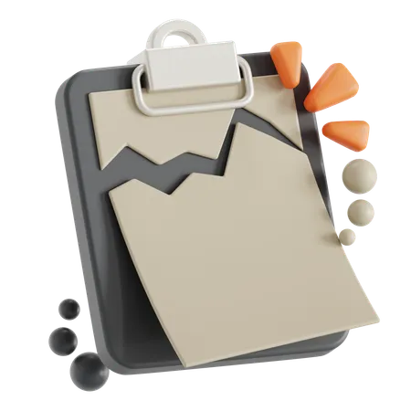 No tasks error state  3D Icon