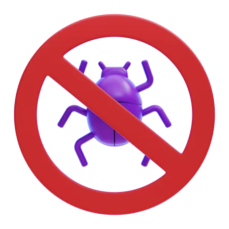 NO TICKS  3D Icon