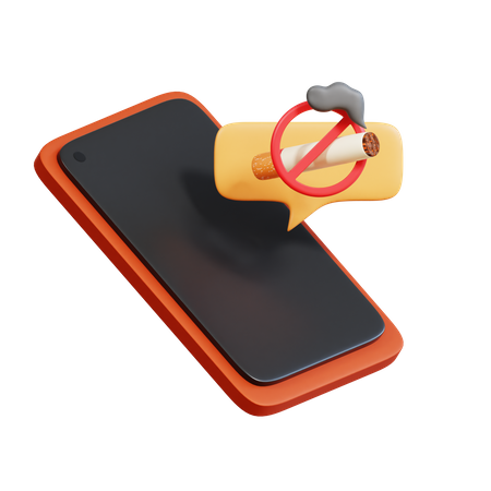 No Tobacco Chat  3D Icon
