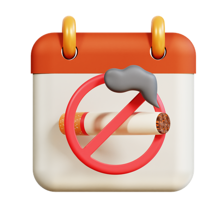 No Tobacco Day  3D Icon