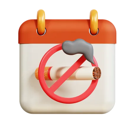 No Tobacco Day  3D Icon