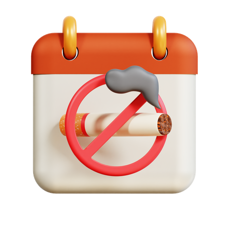 No Tobacco Day  3D Icon