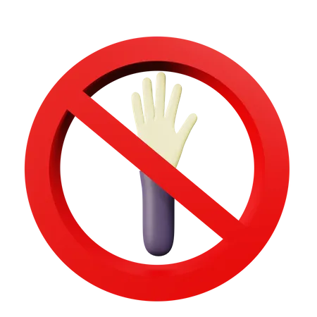 No Touch  3D Icon
