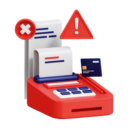 No Transaction  3D Icon