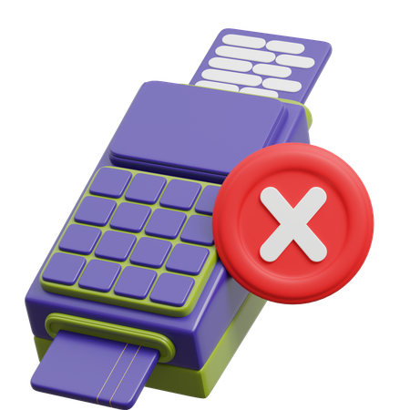 No Transaction  3D Icon