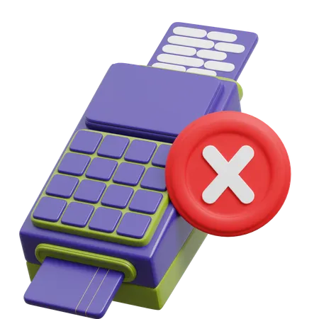 No Transaction  3D Icon