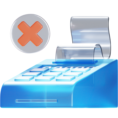 No Transaction  3D Icon