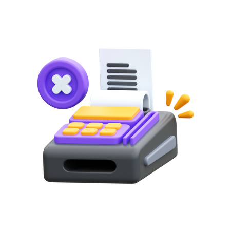 No Transaction  3D Icon