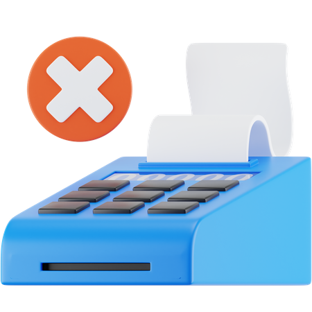 No Transaction  3D Icon