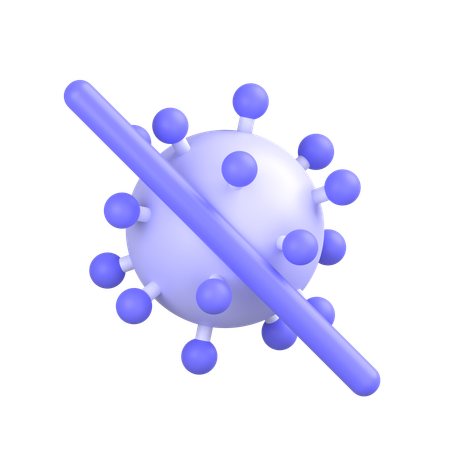 No Virus  3D Icon