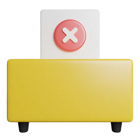 No Vote  3D Icon