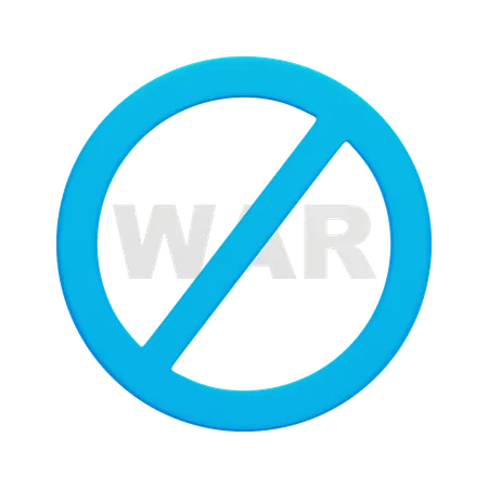 No War  3D Icon