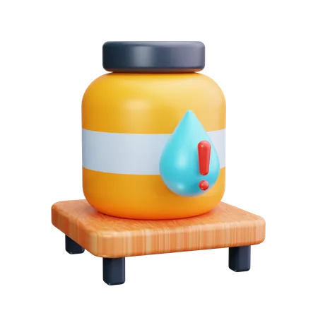 No Water In Tank  3D Icon