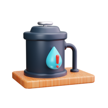 タンクに水がない  3D Icon
