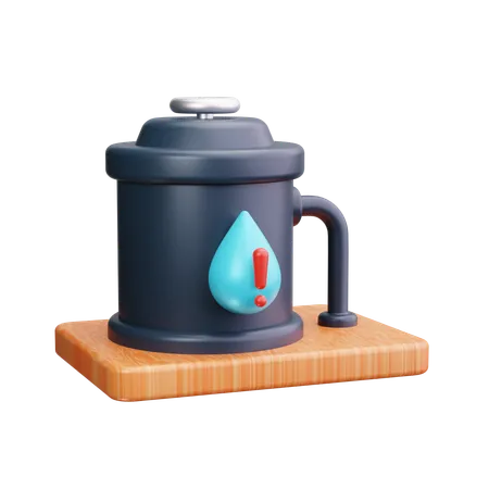 No Water In Tank  3D Icon