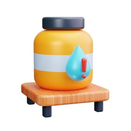 No Water In Tank  3D Icon