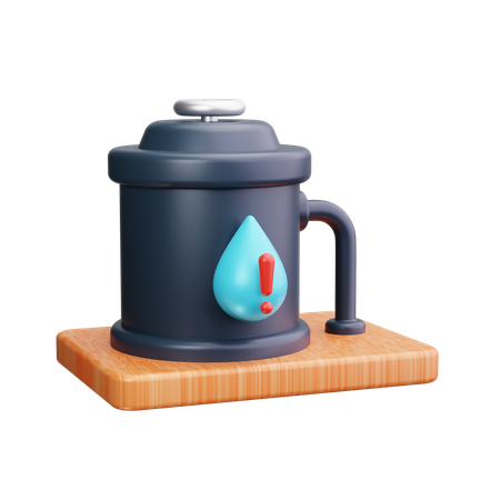 No Water In Tank  3D Icon