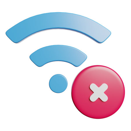 No Wifi  3D Icon