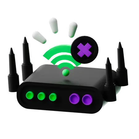 No Wifi  3D Icon