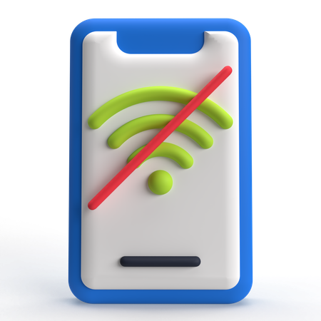 No Wifi  3D Icon