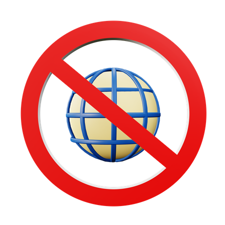 No Wifi  3D Icon