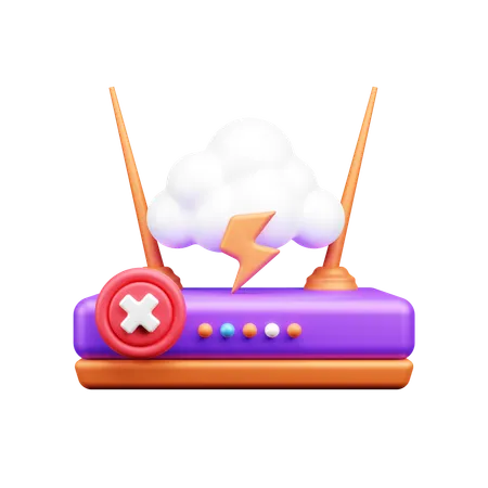 No Wifi  3D Icon