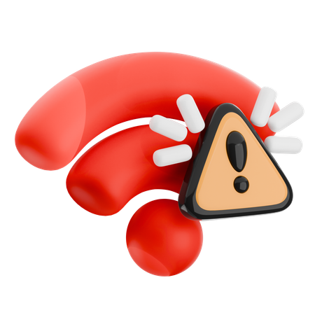 No WiFi  3D Icon