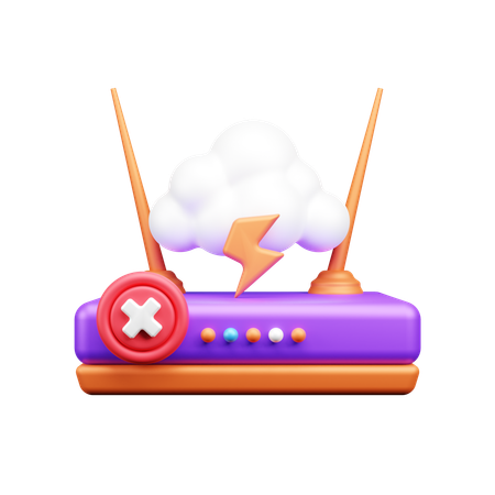 No Wifi  3D Icon