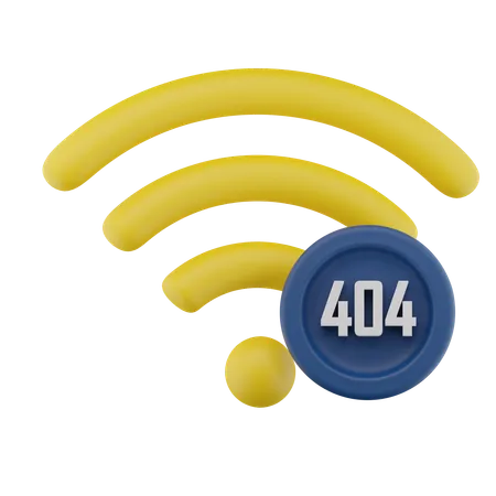 No Wifi Connection  3D Icon