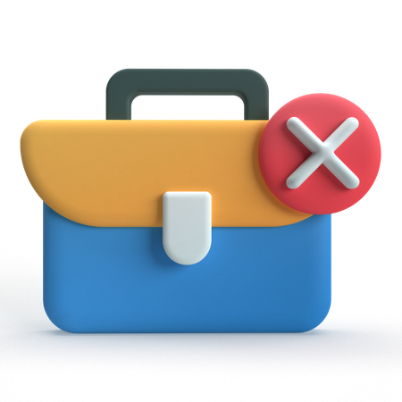 No Work  3D Icon