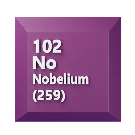 Nobelium  3D Icon