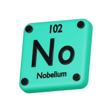 Nobelium  3D Icon