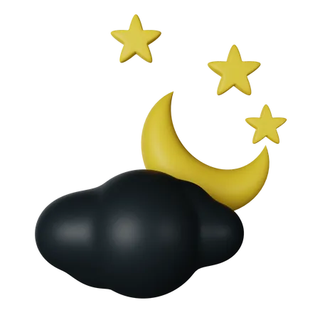 Noche  3D Icon