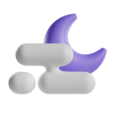Noche de niebla  3D Icon
