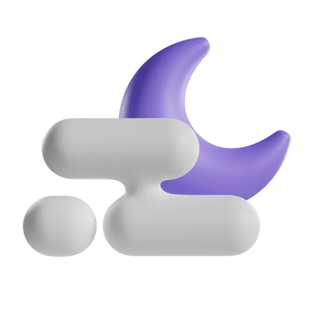 Noche de niebla  3D Icon