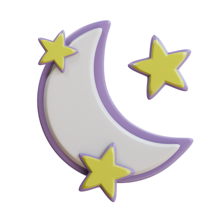 Noche estrellada  3D Icon