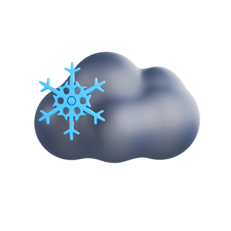 Nieve nocturna  3D Icon