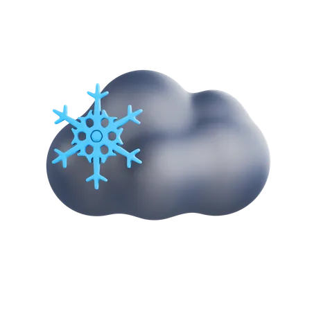 Nieve nocturna  3D Icon