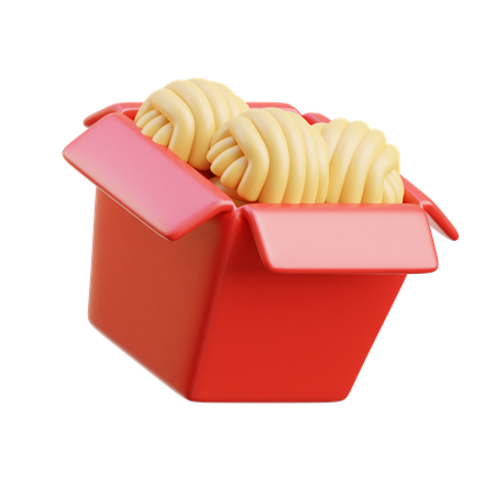 Noddle Box  3D Icon