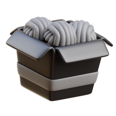 Noddle Box  3D Icon