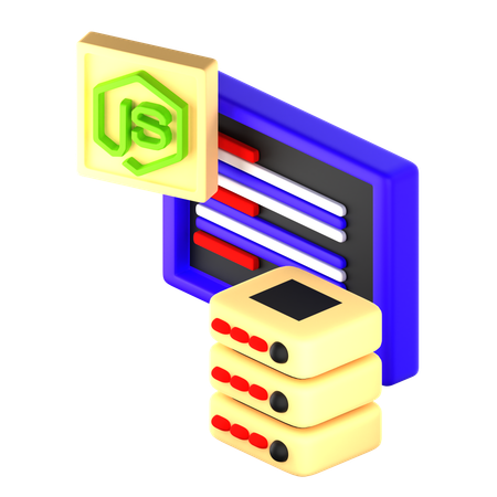 Node Js  3D Icon