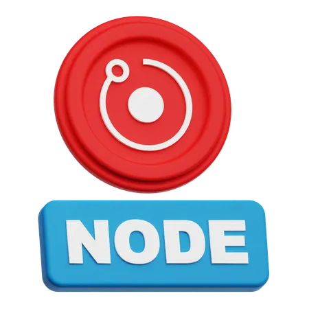 Node Render Token  3D Icon