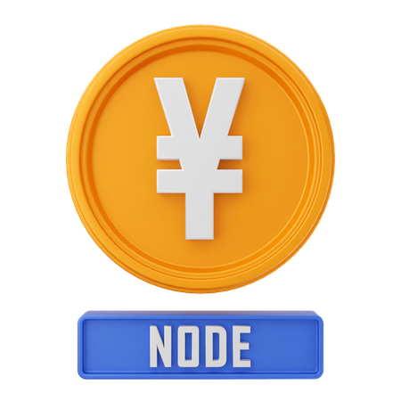 Nodo del yen  3D Icon